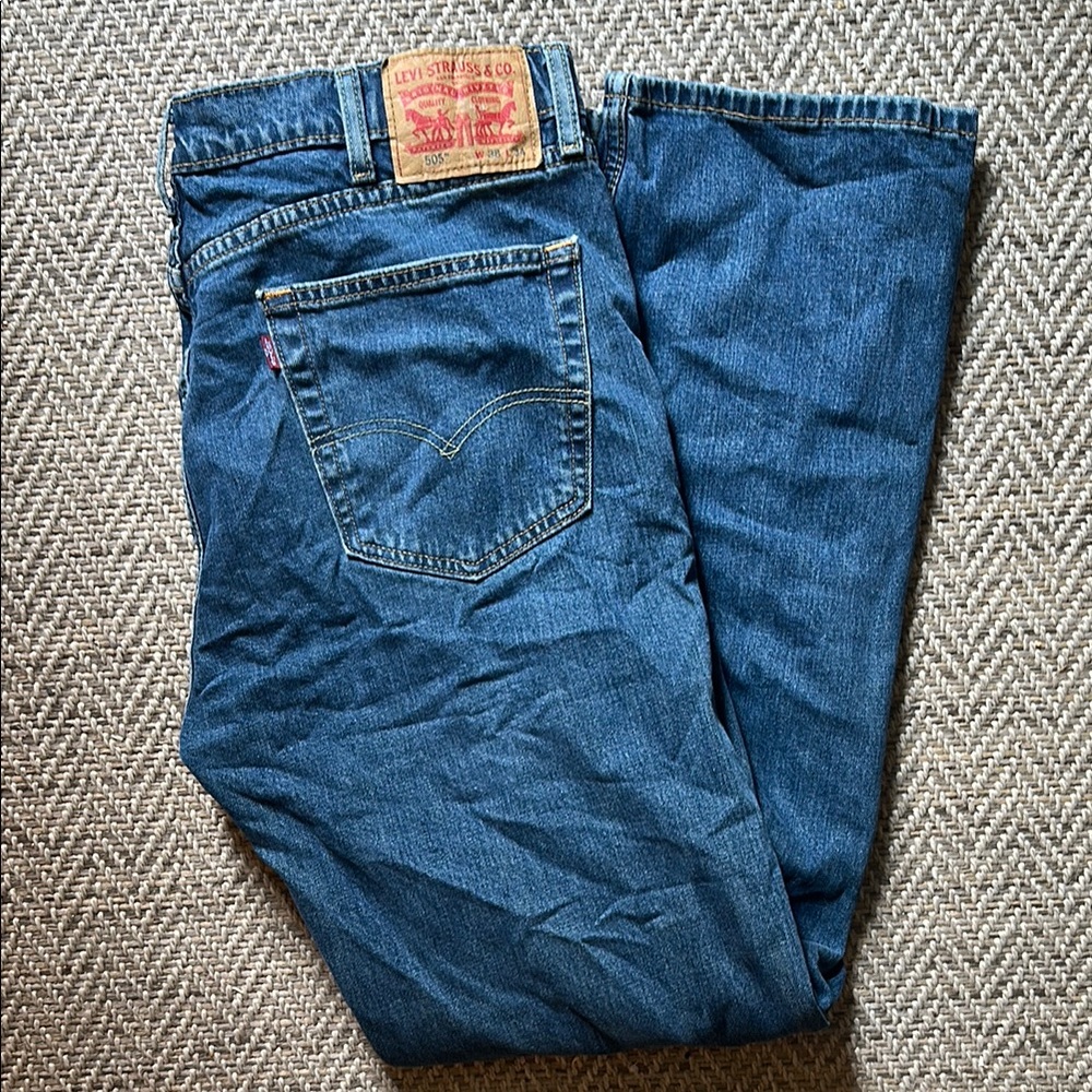 Levi's Blue Straight Jeans Classic Denim